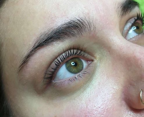 Wimpernlifting nachher Wimpernlifting nachher